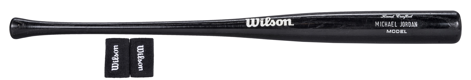 1994 Michael Jordan Game Used Wilson WC209 Pro Model Bat & Wristbands (PSA/DNA)